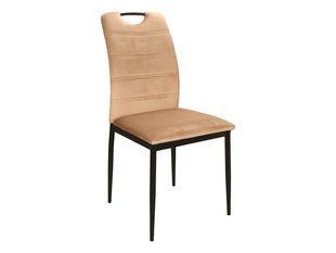 Scaun de dining RIP VELVET (FRAME BLACK/BEIGE BLUVEL 28) 44*38*92 cm