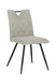 Dining chair OTTO BEIGE 46*60*87 (dining chair, back and seat made of designer fabric, black metal legs).(29853)