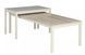 Măsuță de cafea FROST L1 STEJAR ALPIN cu ALB CALD (PAL LAMINAT/METAL) 120&times;60 cm
