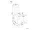Scaun de dining RIP VELVET (FRAME BLACK/BEIGE BLUVEL 28) 44*38*92 cm