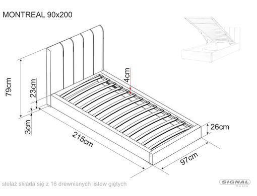 Pat MONTREAL Bluvel 28 bej, 79&times;97&times;215 cm
