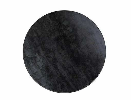 Set of coffee tables ITALIA BLACK with BLACK (GLASS/METAL) 80&times;50/60&times;45 cm