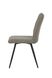 Dining chair OTTO CAPPUCINO 46*60*87 (dining chair, back and seat made of designer fabric, black metal legs).(29854)