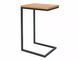 Măsuță de cafea LARGO C STEJAR cu NEGRU (MDF FURNIR/METAL) 30&times;40 cm