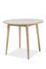 Masă de dining NELSON STEJAR MIERE (MDF/FURNIR NATURAL/LEMN) 90&times;75 cm