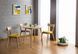 Masă de dining NELSON STEJAR MIERE (MDF/FURNIR NATURAL/LEMN) 90&times;75 cm