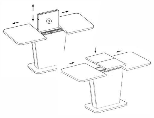 Masă de dining NEVIO STEJAR ARTISAN cu NEGRU (PAL LAMINAT) 125(170)&times;75 cm
