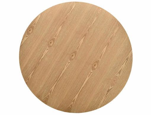Masă de dining ROSALIA, blat și picior din furnir natural/culoare stejar 120*74 cm