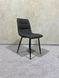 Dining chair RIA PU 55*46*89 (dining chair, back and seat made of leatherette designer fabric, black metal legs).(29865)