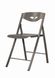 Dining chair MARSALA WHITE 45*46,5*76 (folding chair, seat and backrest bended birch, colour white, white metal leg)(29554)