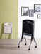 Scaun de sufragerie MARSALA ALB 45*46,5*76 (scaun extensibil, șezut și spătar mesteacăn îndoit, culoarea albă, picior din metal alb)(29554)