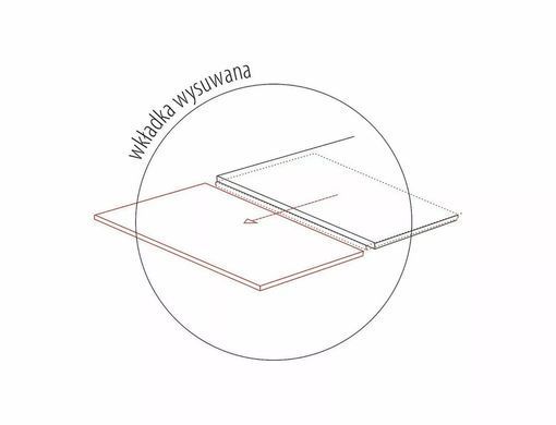 Masă de dining extensibilă SALVADORE, blat din ceramică Onice Oro, bej lucios, cadru metalic negru mat 77&times;90&times;160 (240) cm