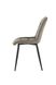 Dining chair VITO CAPUCCINO-2 51*60*90 (dining chair, back and seat made of designer fabric, black metal legs).(29862)