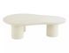 Coffee table SELENA ECRU (MDF, MICROCEMENT) 130&times;80 cm