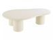 Coffee table SELENA ECRU (MDF, MICROCEMENT) 130&times;80 cm