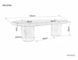 Coffee table SELENA ECRU (MDF, MICROCEMENT) 130&times;80 cm