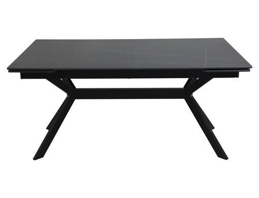 Masă de dining IMPERIA NEGRU MAT (CERAMICĂ/METAL) 180(240)&times;90 cm
