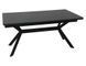 Masă de dining IMPERIA NEGRU MAT (CERAMICĂ/METAL) 180(240)&times;90 cm