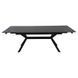 Masă de dining IMPERIA NEGRU MAT (CERAMICĂ/METAL) 180(240)&times;90 cm