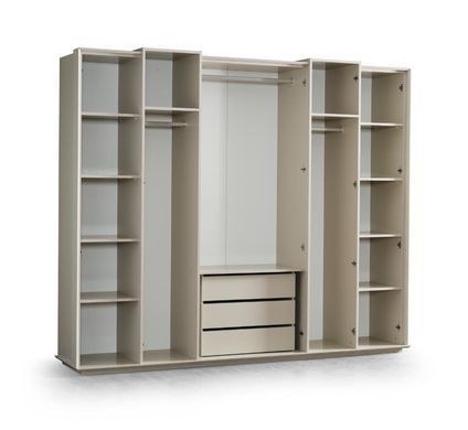Set de dormitor MARSİLYA (Pat 180, dulap cu 6 uși, 2 noptiere, masă de toaletă și oglindă)