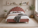 Pat matrimonial Santana Velvet 52 roz antic 127&times;170&times;211 cm