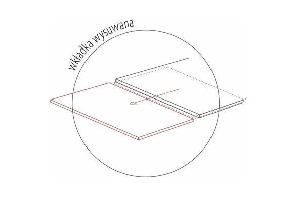 Masă de dining JOHN ALB cu NEGRU MAT (CERAMICĂ/METAL) 120(180)&times;85 cm