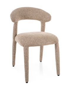 Scaun de dining CAVA (FRAME BEIGE/BEIGE TAP. 253) 53*49*81 cm