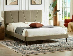 Pat matrimonial Savana Bluvel 28 bej, 102&times;131&times;214 cm