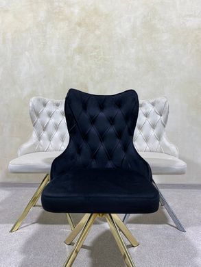 Dining chair CAMELIA-G (swivel) 48*49*94, black