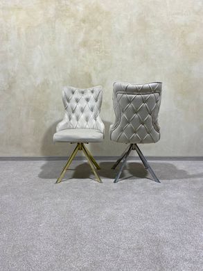 Dining chair CAMELIA-G (swivel) 48*49*94, beige