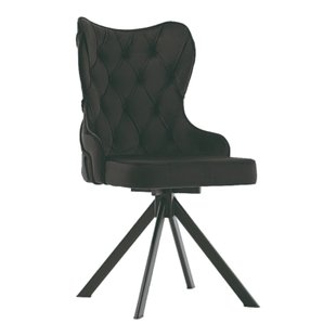 Обідній стілець CAMELIA (поворотний) 48*49*94, чорний (29957)