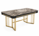 Masa de sufragerie CAMELIA BLACK MARBLE 170*90*76(29956)