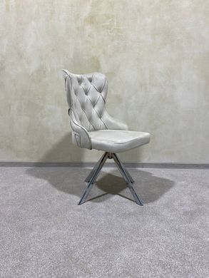 Dining chair CAMELIA-S (swivel) 48*49*94, beige