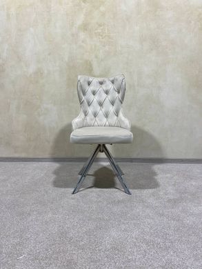 Dining chair CAMELIA-S (swivel) 48*49*94, beige