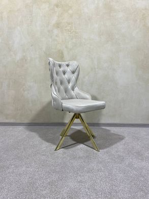 Dining chair CAMELIA-G (swivel) 48*49*94, beige