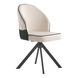 Dining chair DAISY BEIGE (swivel) 48*49*94(29965)